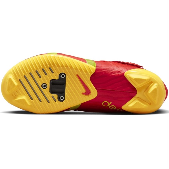 Nike Orange Track shoes NWT size 13 US.unisex with metal spikes new - Picture 5 of 12